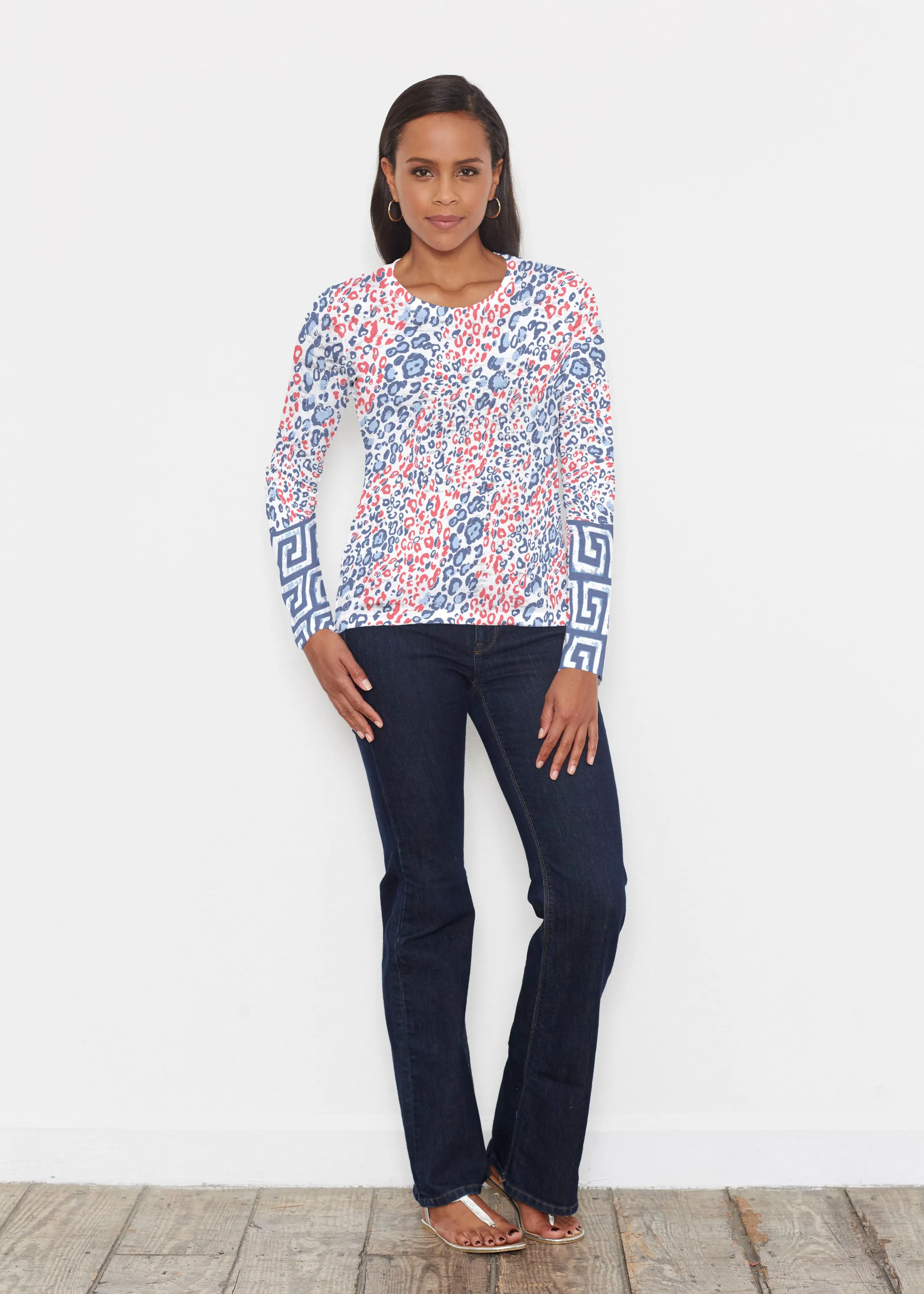 Greek Cat Fourth (8005) ~ Signature Long Sleeve Crew Shirt