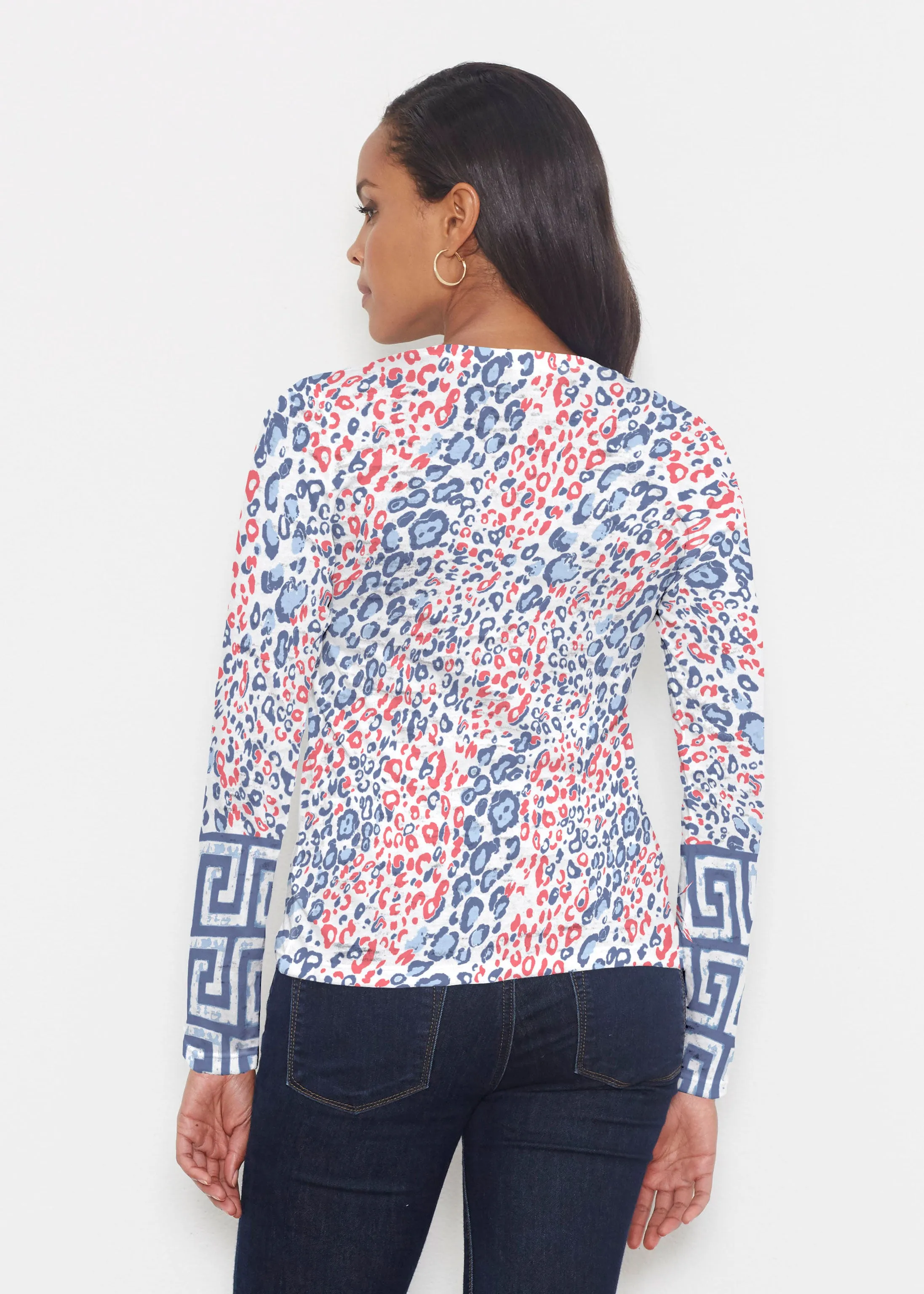 Greek Cat Fourth (8005) ~ Signature Long Sleeve Crew Shirt