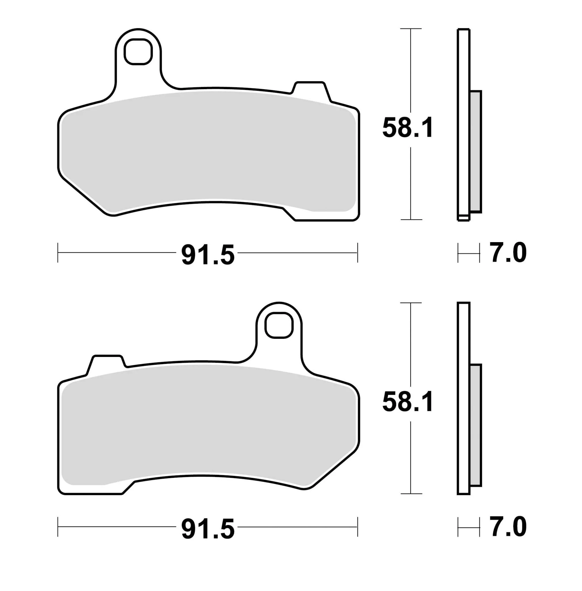 HARLEY D. FLHTC ELECTRA GLIDE CLASSIC|1584|2008 - 2013 >FRONT - BOTH