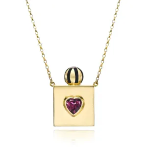 Heart Vessel Box Necklace