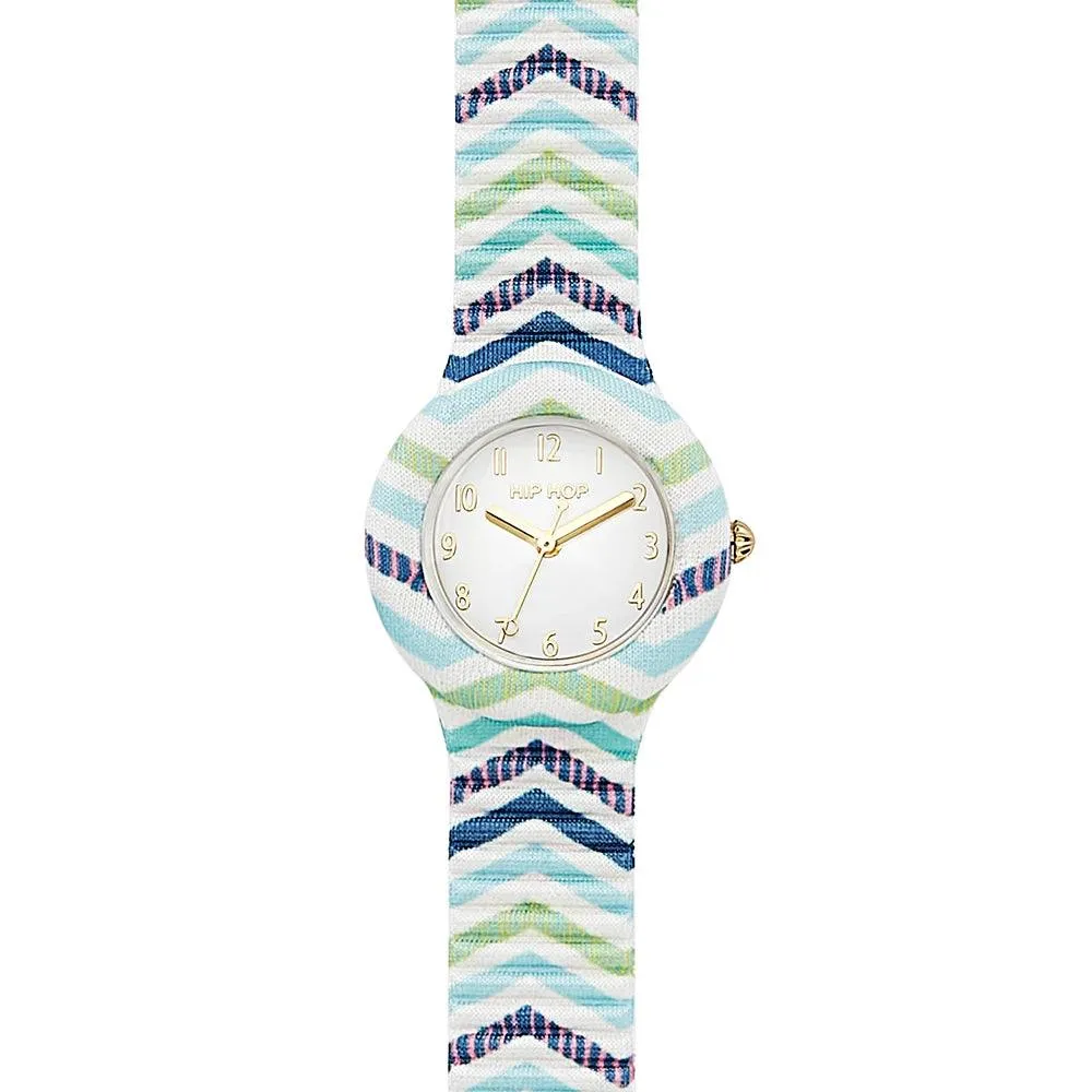 Hip Hop Stripes Dream watch in Color Collection 32mm Hwu1140