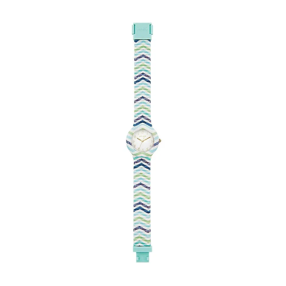 Hip Hop Stripes Dream watch in Color Collection 32mm Hwu1140