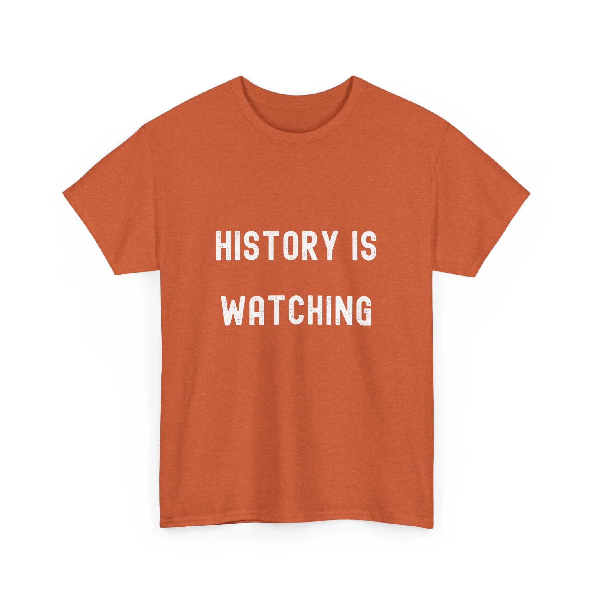 History is Watching Unisex Heavy Cotton Tee