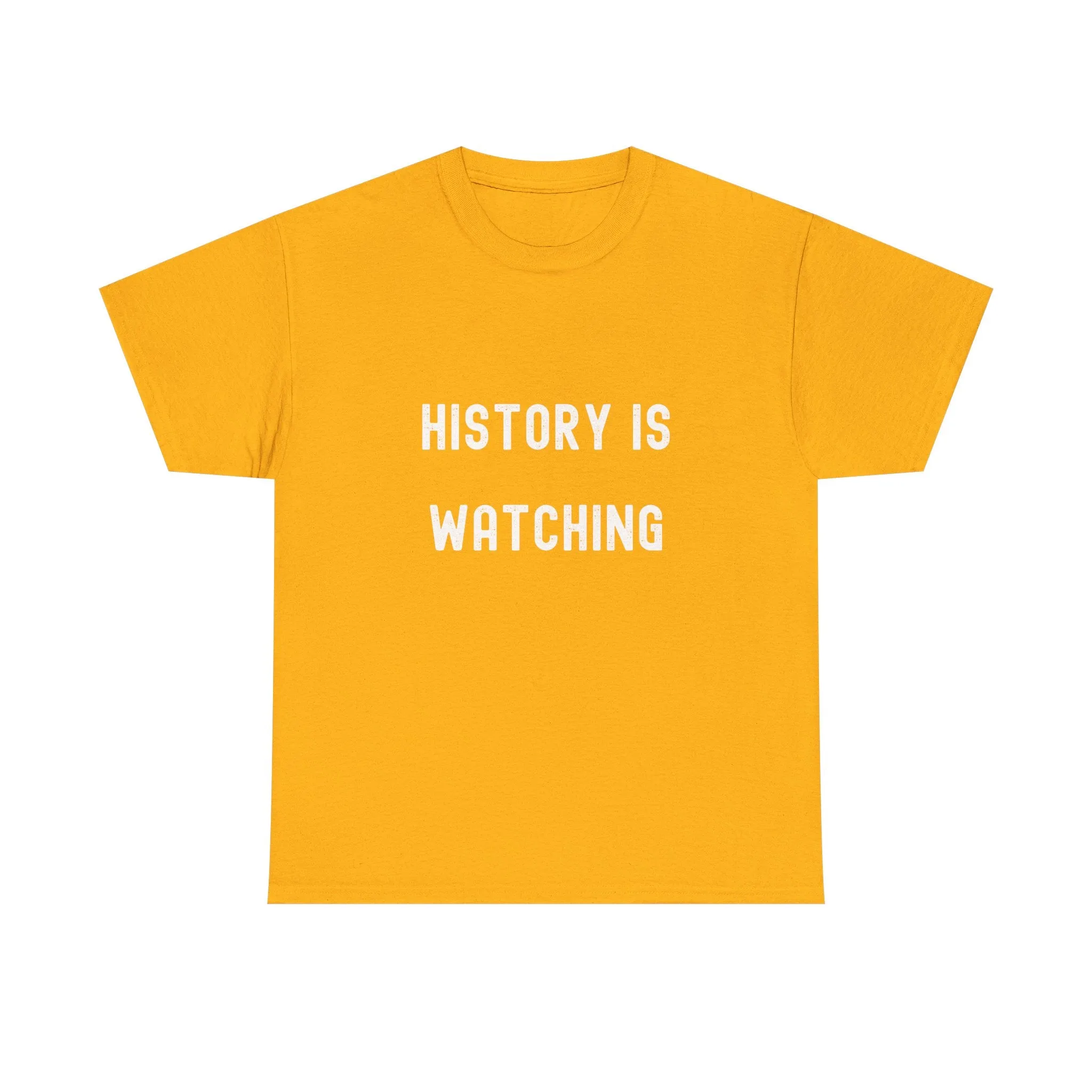 History is Watching Unisex Heavy Cotton Tee