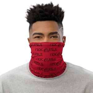 i ROC WIT JESUS Red/Blk Neck Gaiter