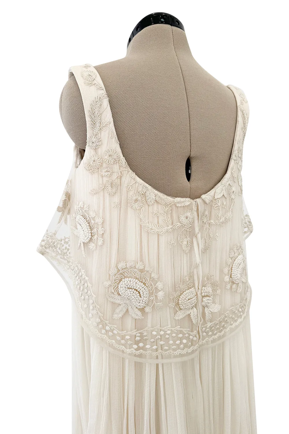Important Fall 2008 Alexander McQueen Runway Dress Look 40 Silk Chiffon Dress
