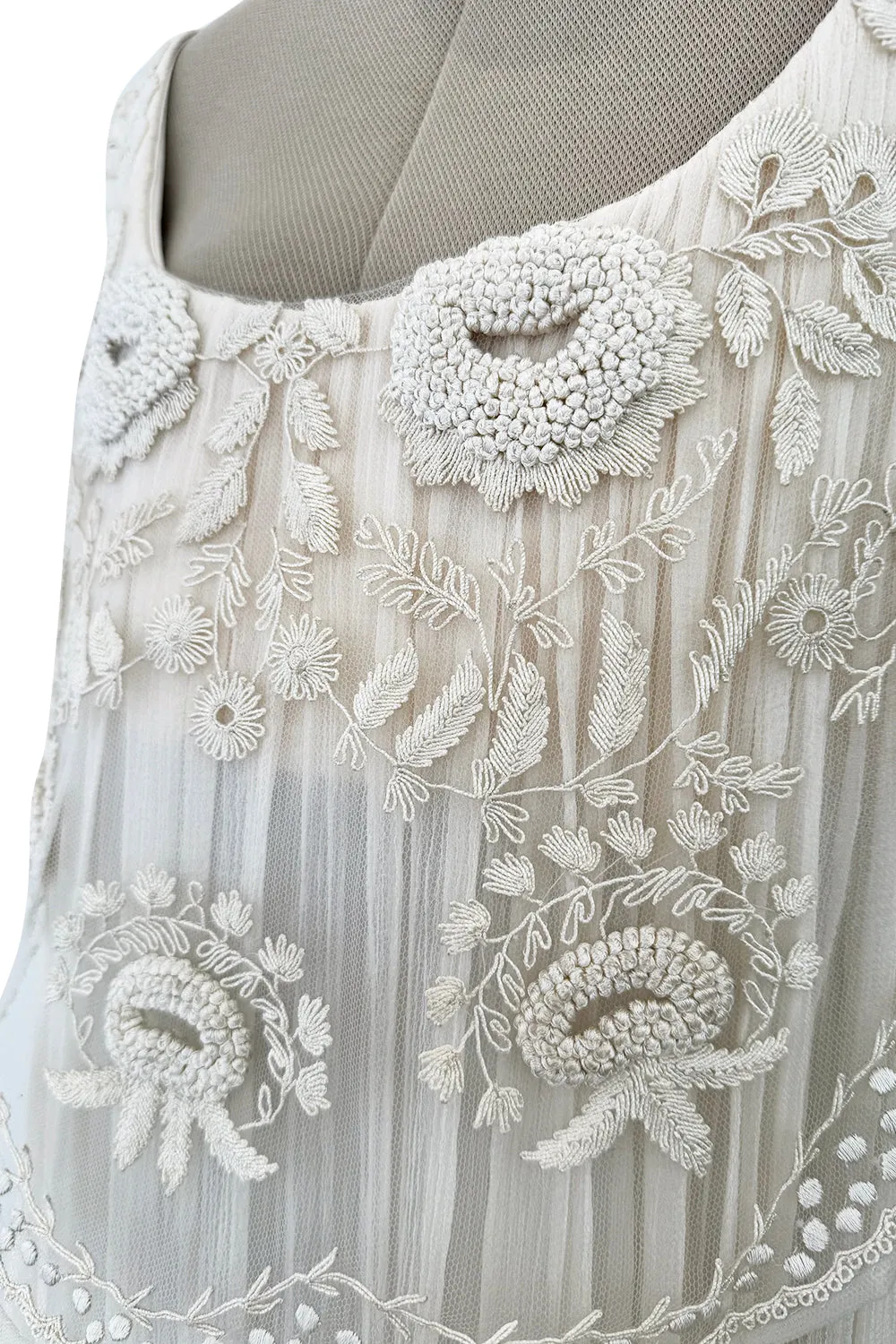 Important Fall 2008 Alexander McQueen Runway Dress Look 40 Silk Chiffon Dress