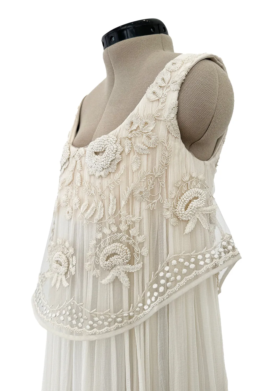 Important Fall 2008 Alexander McQueen Runway Dress Look 40 Silk Chiffon Dress
