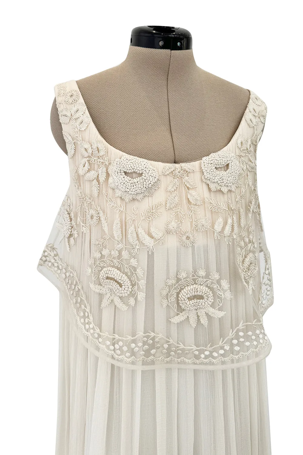 Important Fall 2008 Alexander McQueen Runway Dress Look 40 Silk Chiffon Dress