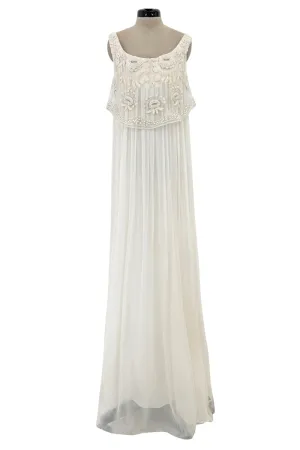 Important Fall 2008 Alexander McQueen Runway Dress Look 40 Silk Chiffon Dress