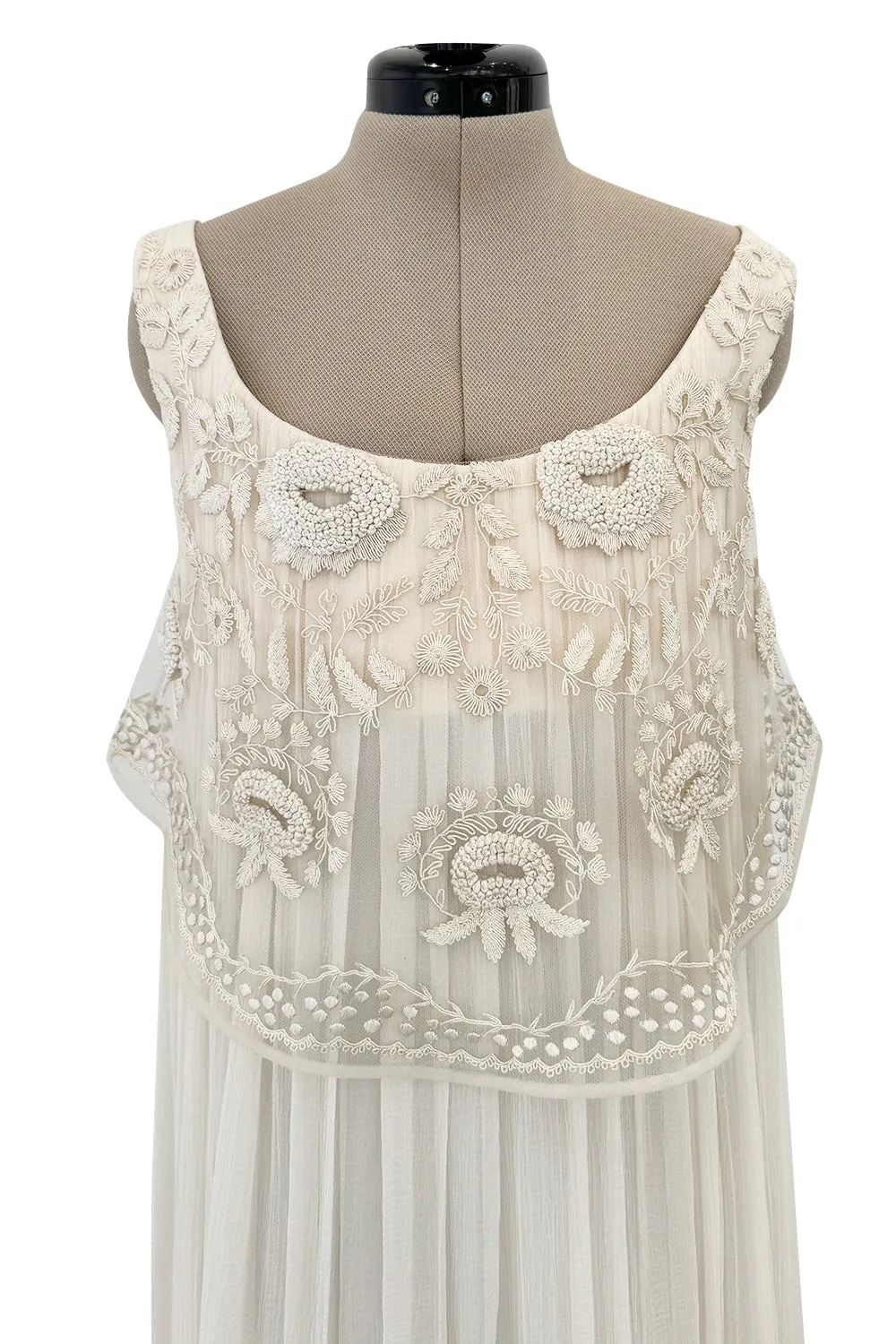 Important Fall 2008 Alexander McQueen Runway Dress Look 40 Silk Chiffon Dress