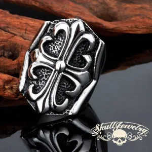 Iris Cross Ring (#440)