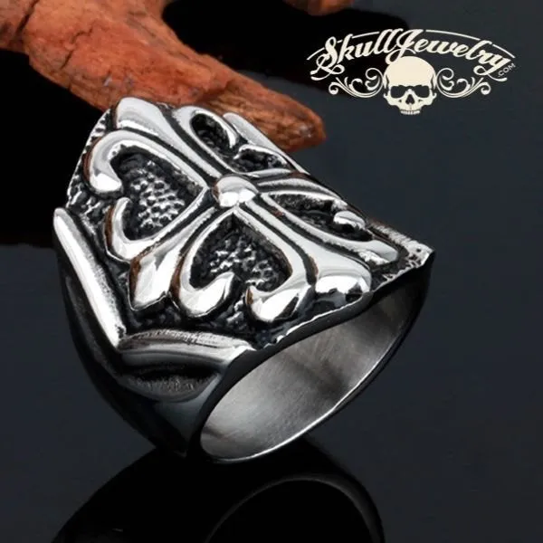 Iris Cross Ring (#440)