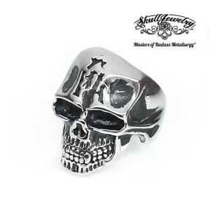 Jaw Bone Skull Ring - (4642)