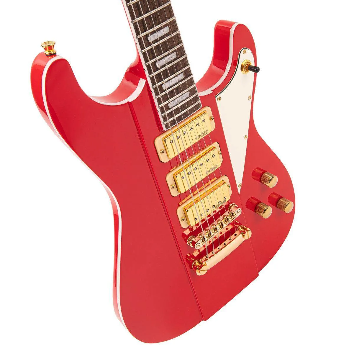 Joe Doe 'Gas Jockey' Electric Guitar by Vintage ~ Gas Pump Red with Case