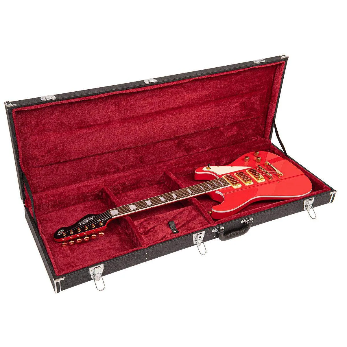 Joe Doe 'Gas Jockey' Electric Guitar by Vintage ~ Gas Pump Red with Case