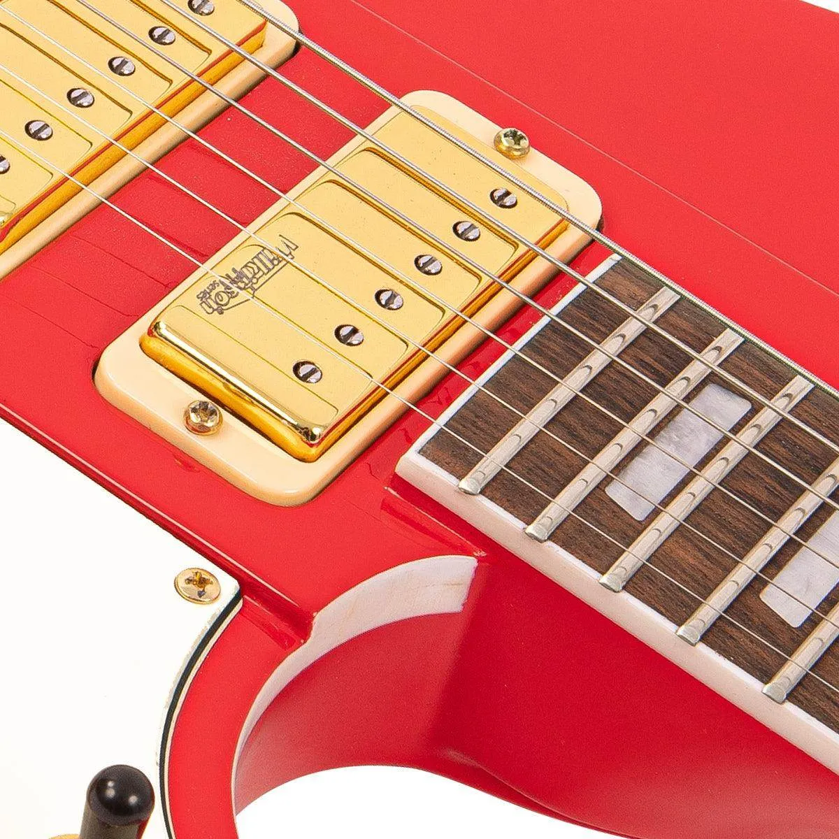 Joe Doe 'Gas Jockey' Electric Guitar by Vintage ~ Gas Pump Red with Case