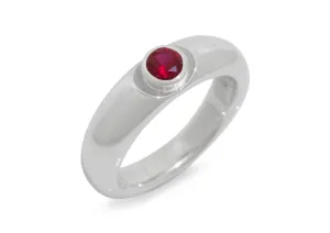 JW74 Gemstone Ring, Sterling Silver