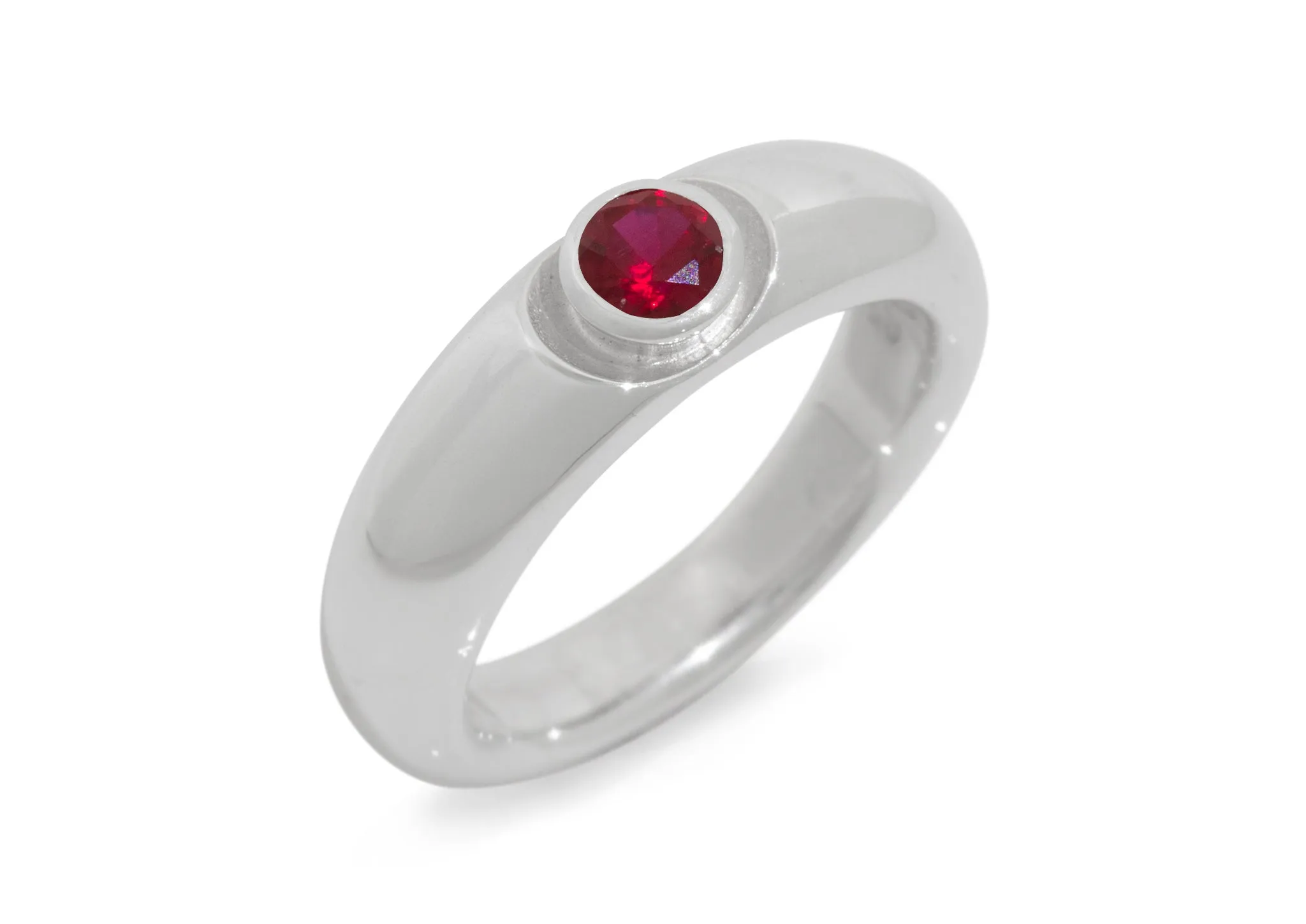 JW74 Gemstone Ring, Sterling Silver