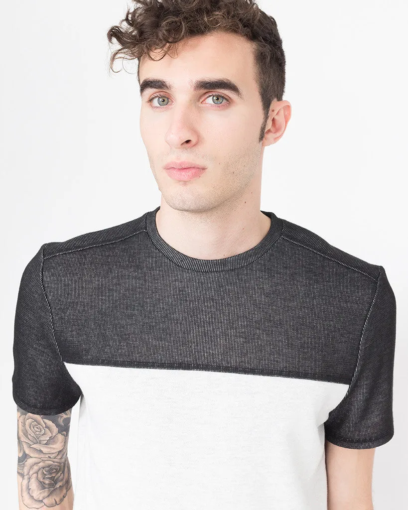 Kass Fabric Blocked Tee