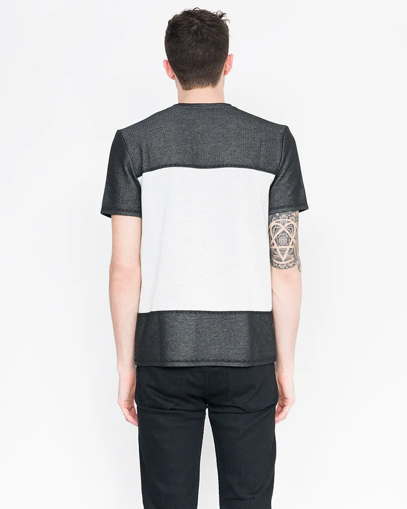 Kass Fabric Blocked Tee