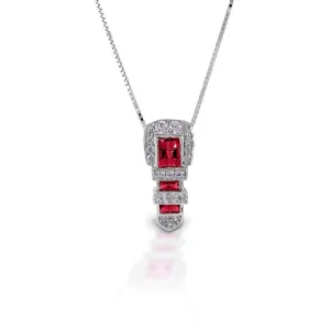 Kelly Herd Ranger Style Buckle Necklace