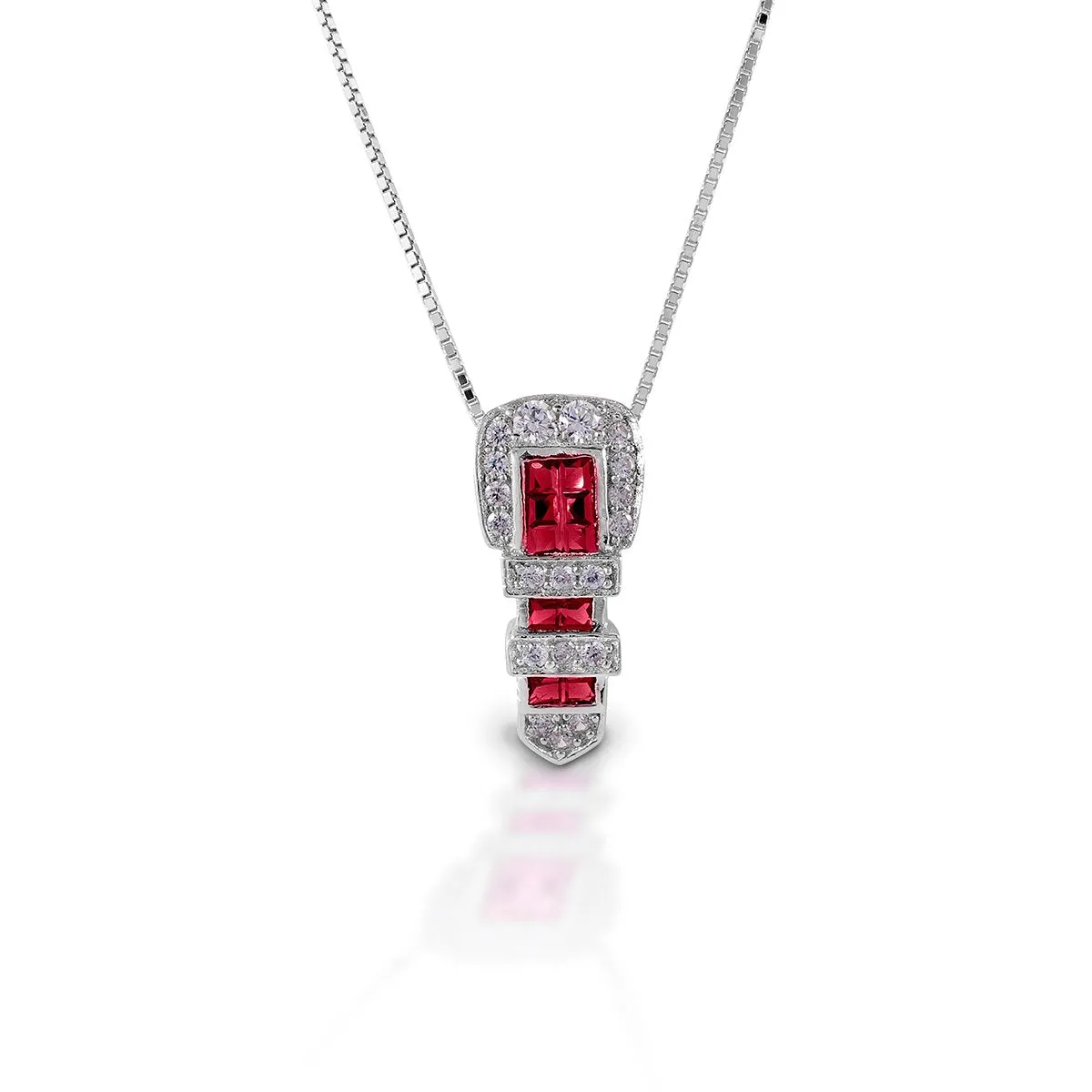 Kelly Herd Ranger Style Buckle Necklace