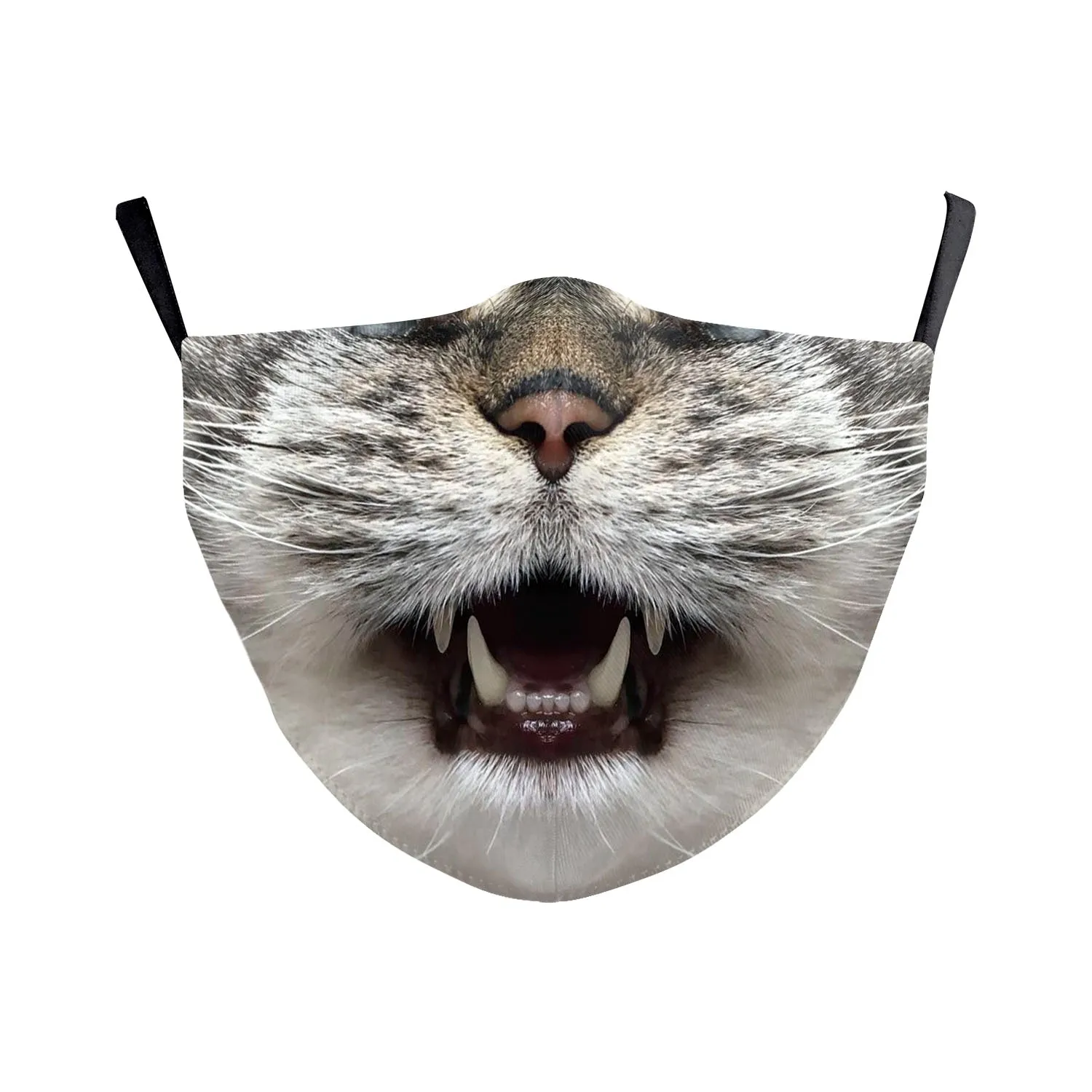 Kutehealth Animal Printed Custom Face Covering with PM2.5 Active Carbon Filters