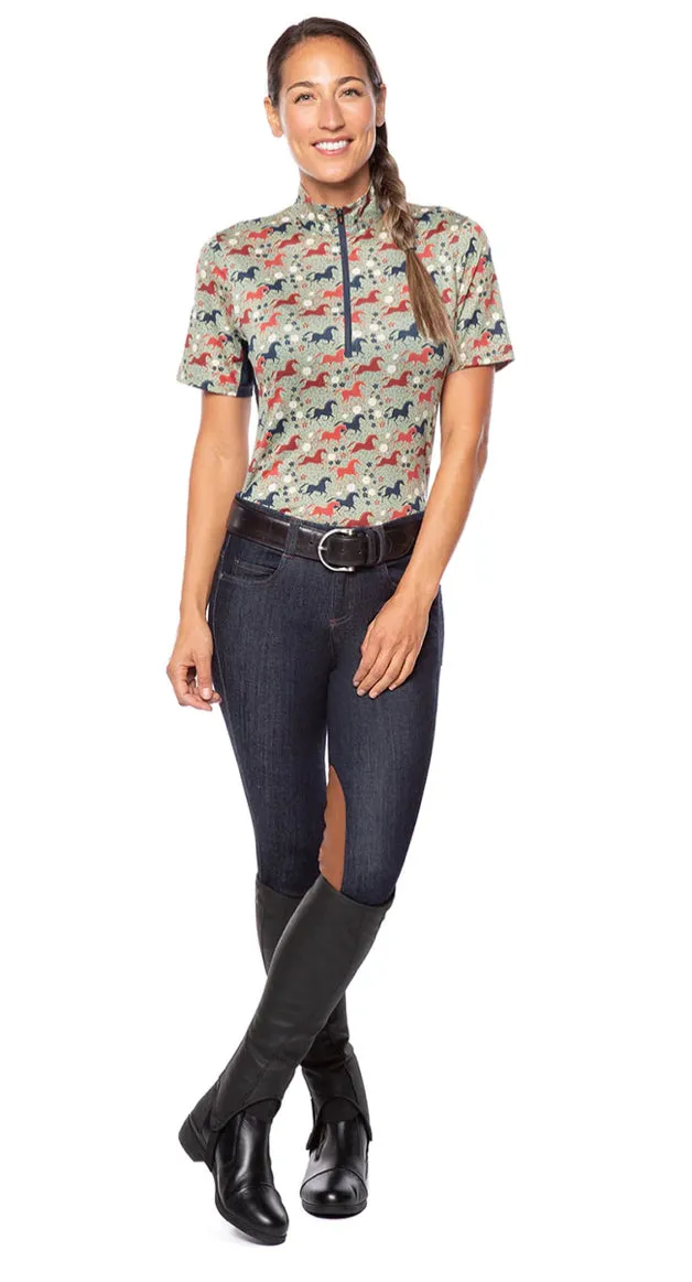 Ladies Kerrits Aire Ice Fil® Short Sleeve Shirt