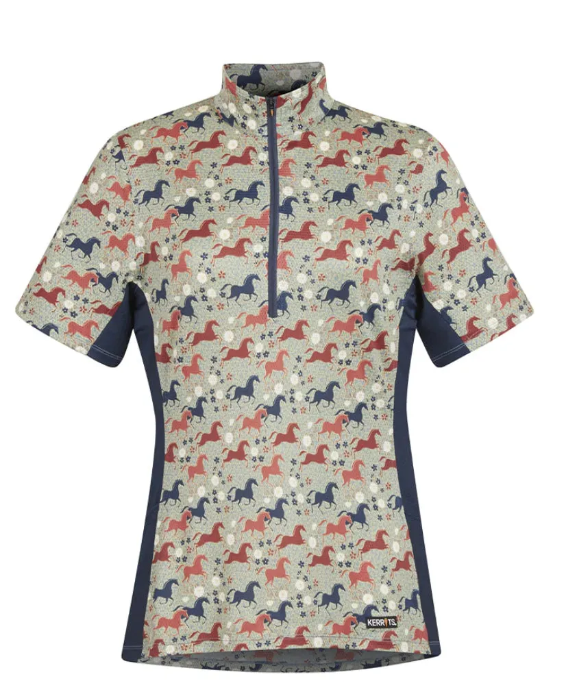 Ladies Kerrits Aire Ice Fil® Short Sleeve Shirt