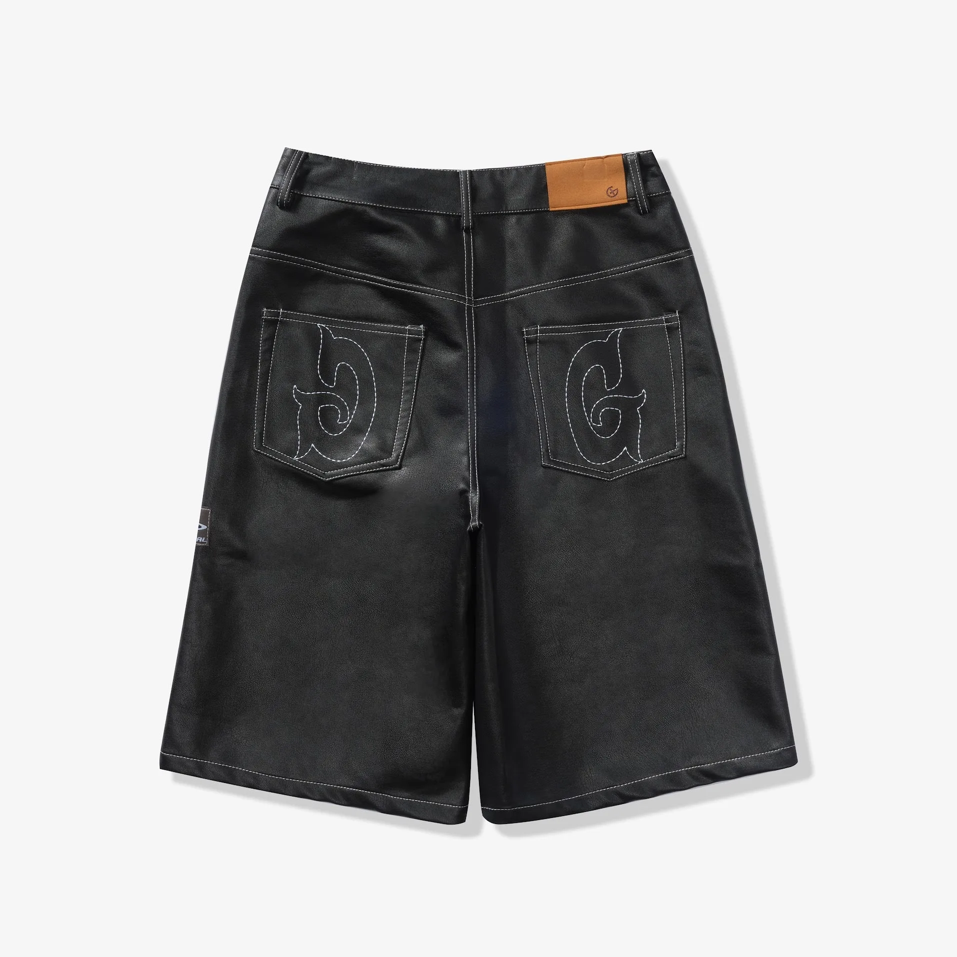 Leather Jorts (black)