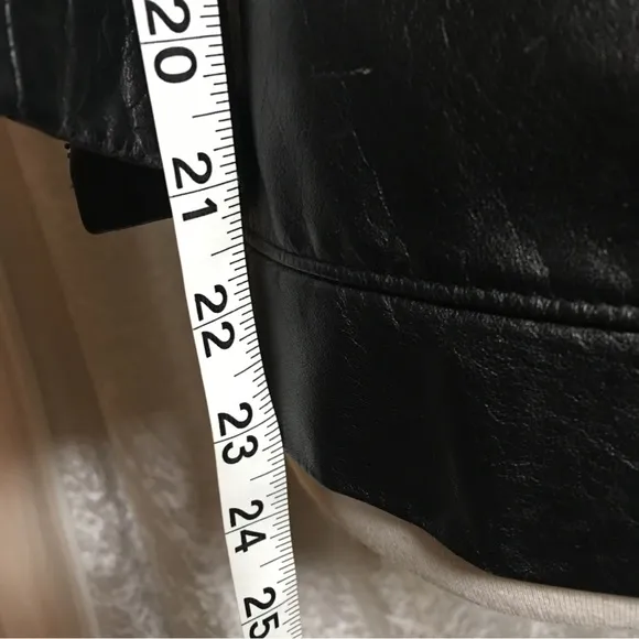 Leather Ladies Tuxedo Jacket  size  Small Petite  Vintage