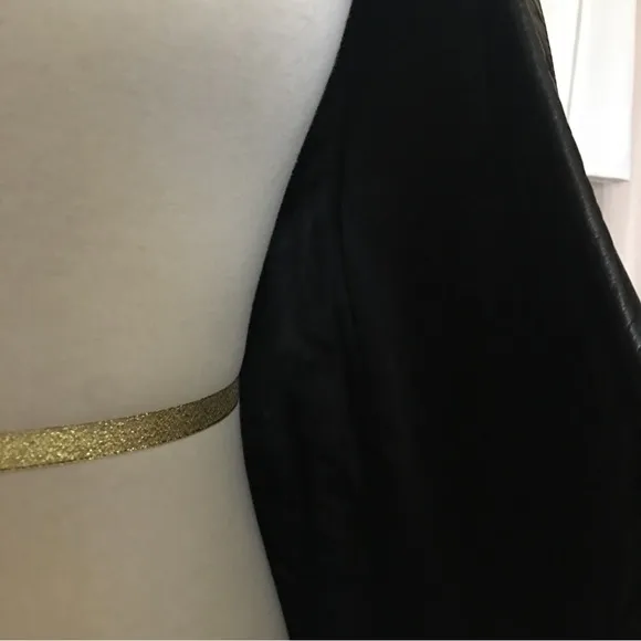 Leather Ladies Tuxedo Jacket  size  Small Petite  Vintage