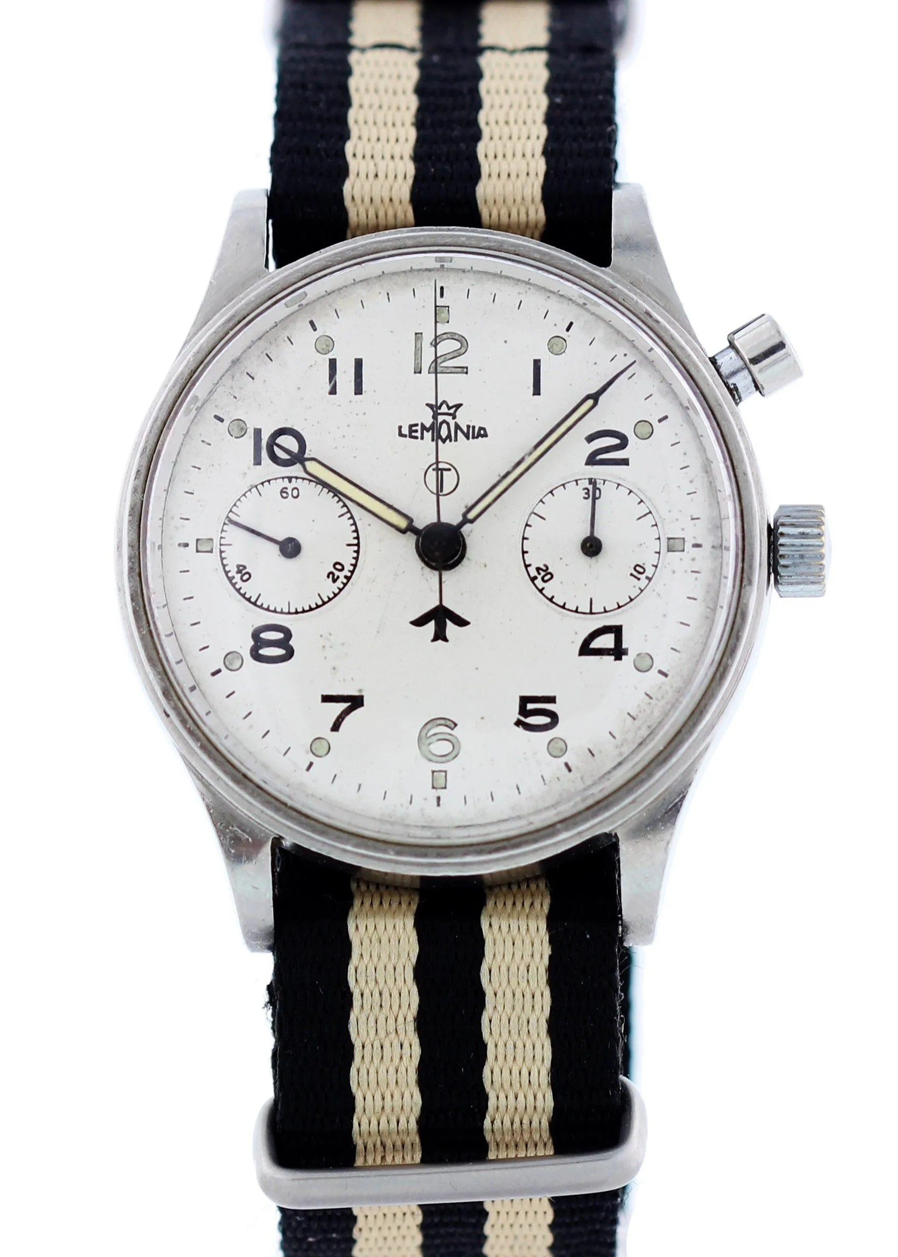 Lemania Series I Fleet Air Chronograph Vintage Watch A.M/6B/551