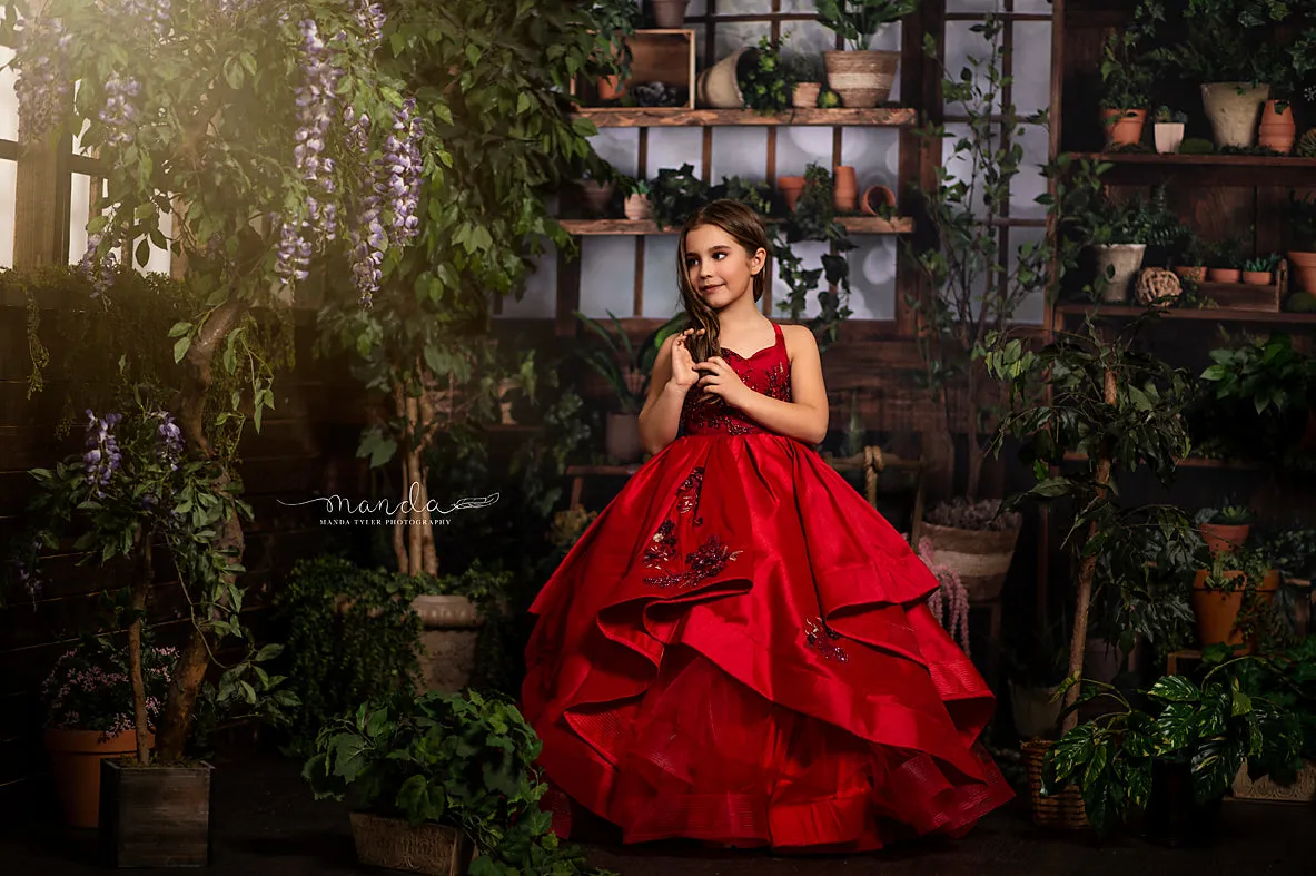LuXee Couture Gown Rental~ Roses are Red