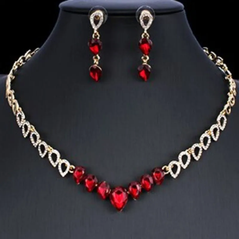 Luxury Bridal Jewelry set 14K Gold Women Wedding Jewelry
