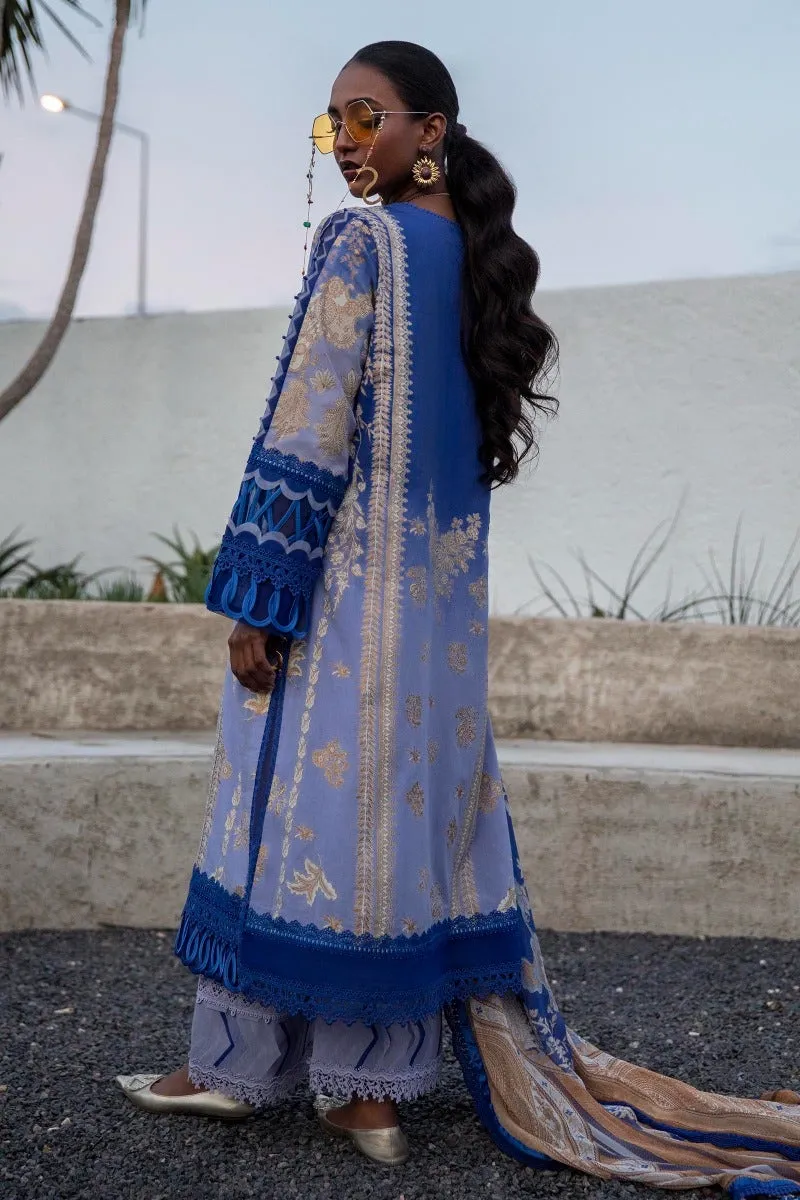 M221-010B-CI | Sana Safinaz Muzlin Spring Collection 2022 Vol 1  | Unstitched Printed Lawn Suits