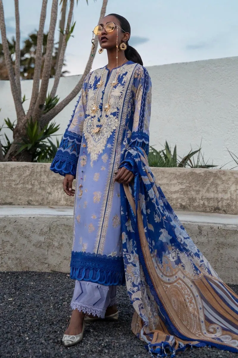 M221-010B-CI | Sana Safinaz Muzlin Spring Collection 2022 Vol 1  | Unstitched Printed Lawn Suits