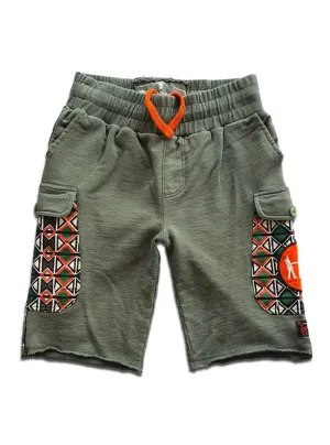Magents Bhunxa Pat Stripe Shorts Olive