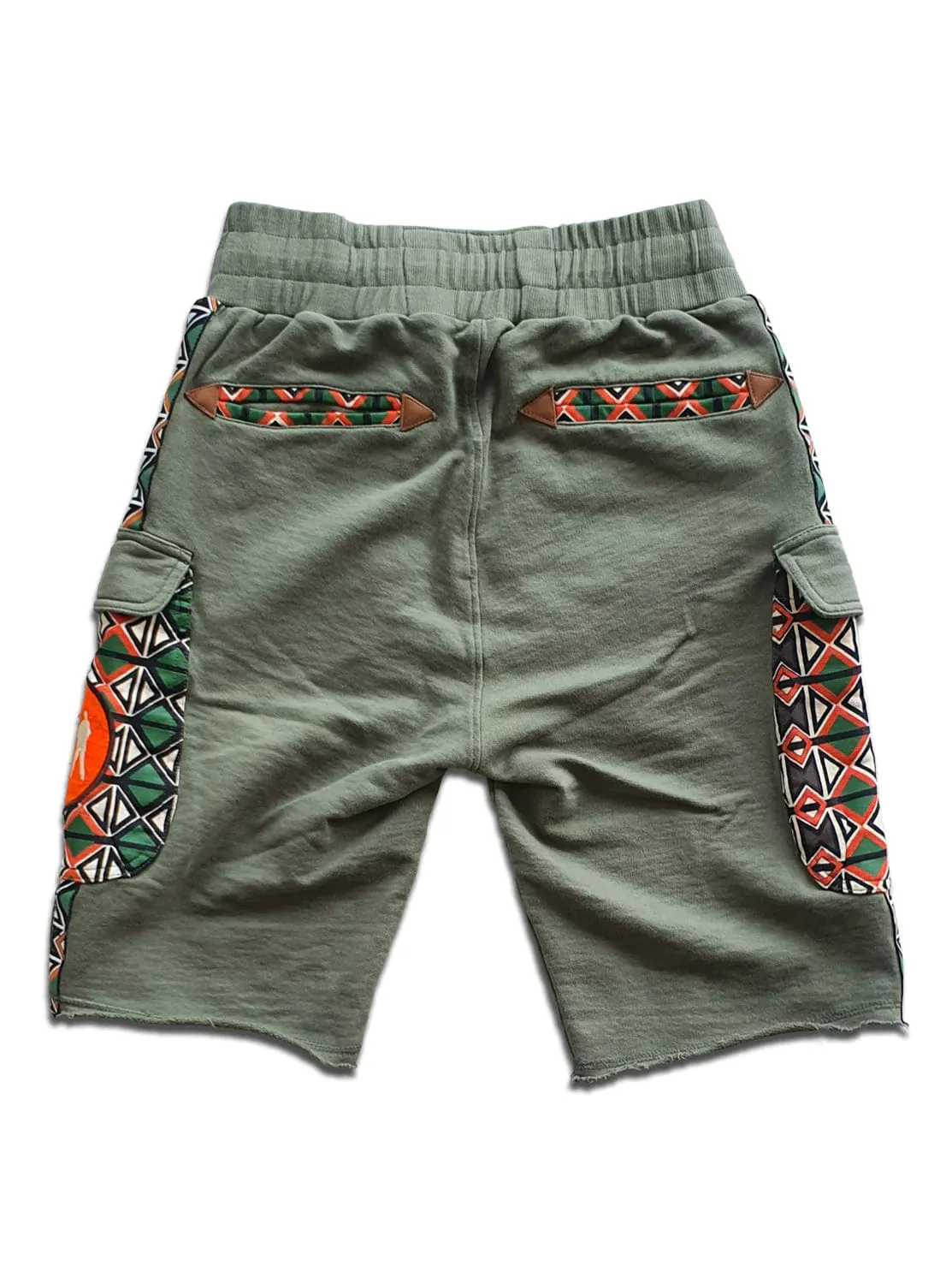 Magents Bhunxa Pat Stripe Shorts Olive