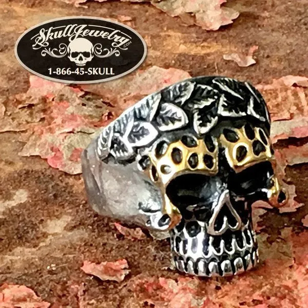 'Magna Victoria' 2-Tone Skull Ring (596)
