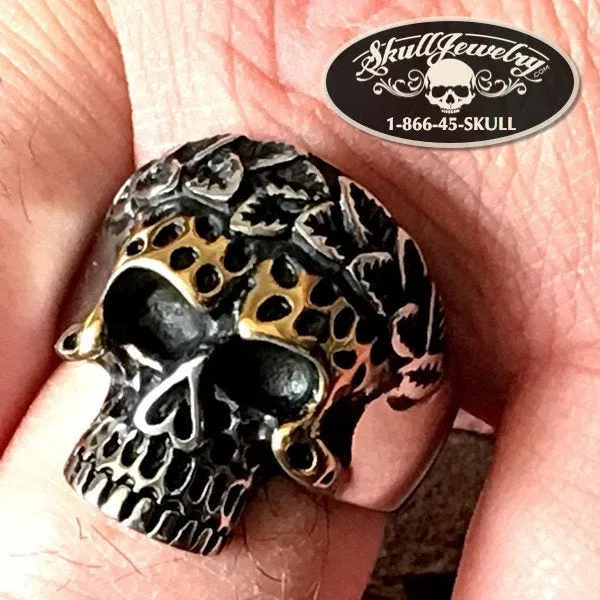'Magna Victoria' 2-Tone Skull Ring (596)