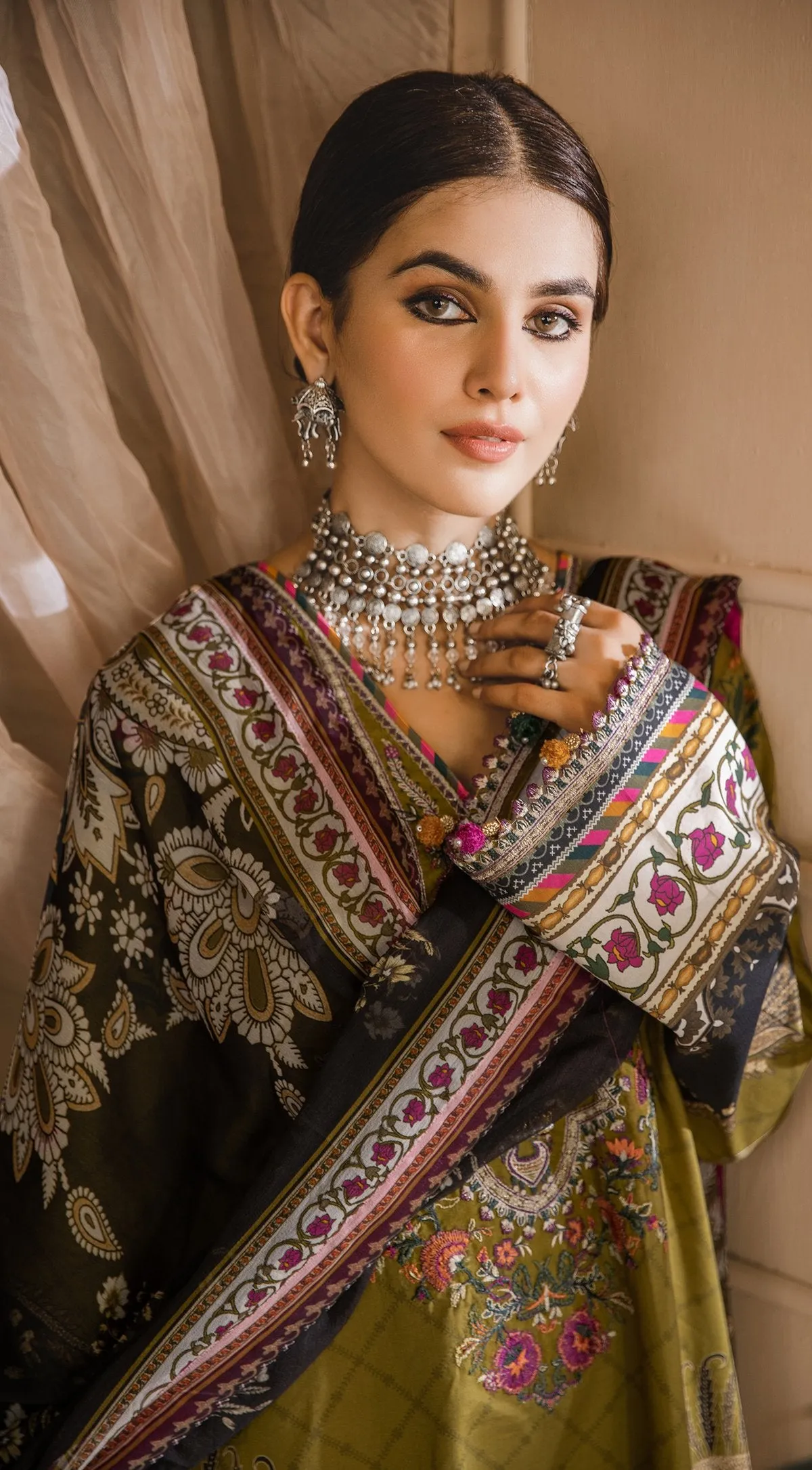 MARIANA | Anaya Noor Bano Cambric Collection '21 | Unstitched Embroidered Cambric Suits
