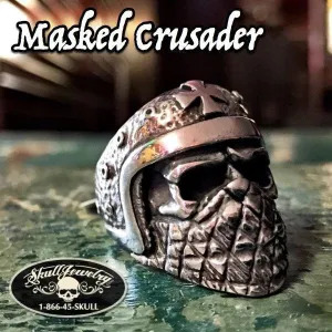 'Masked Crusader' Skull Ring (#621)