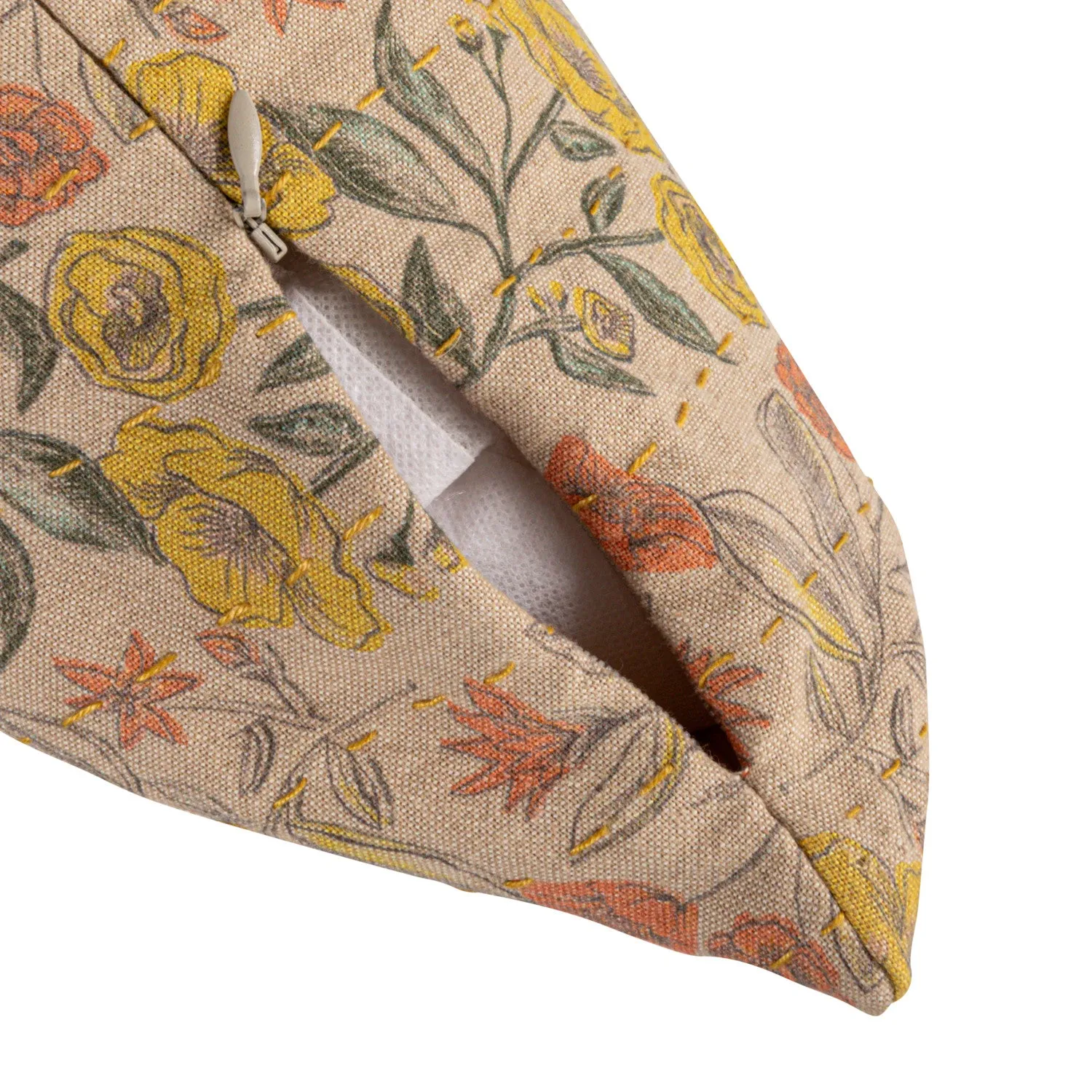 Meadow Charm Chambray Pillow