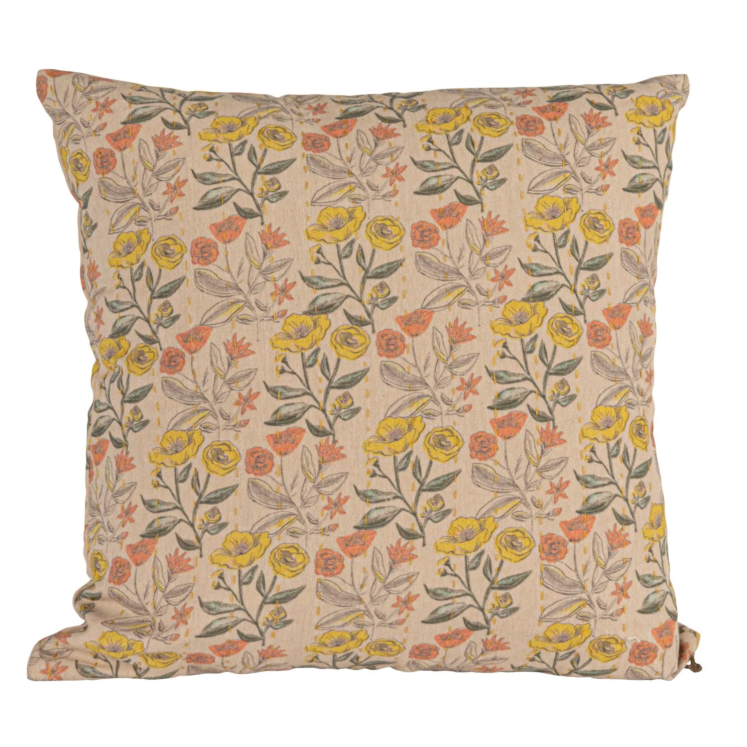 Meadow Charm Chambray Pillow