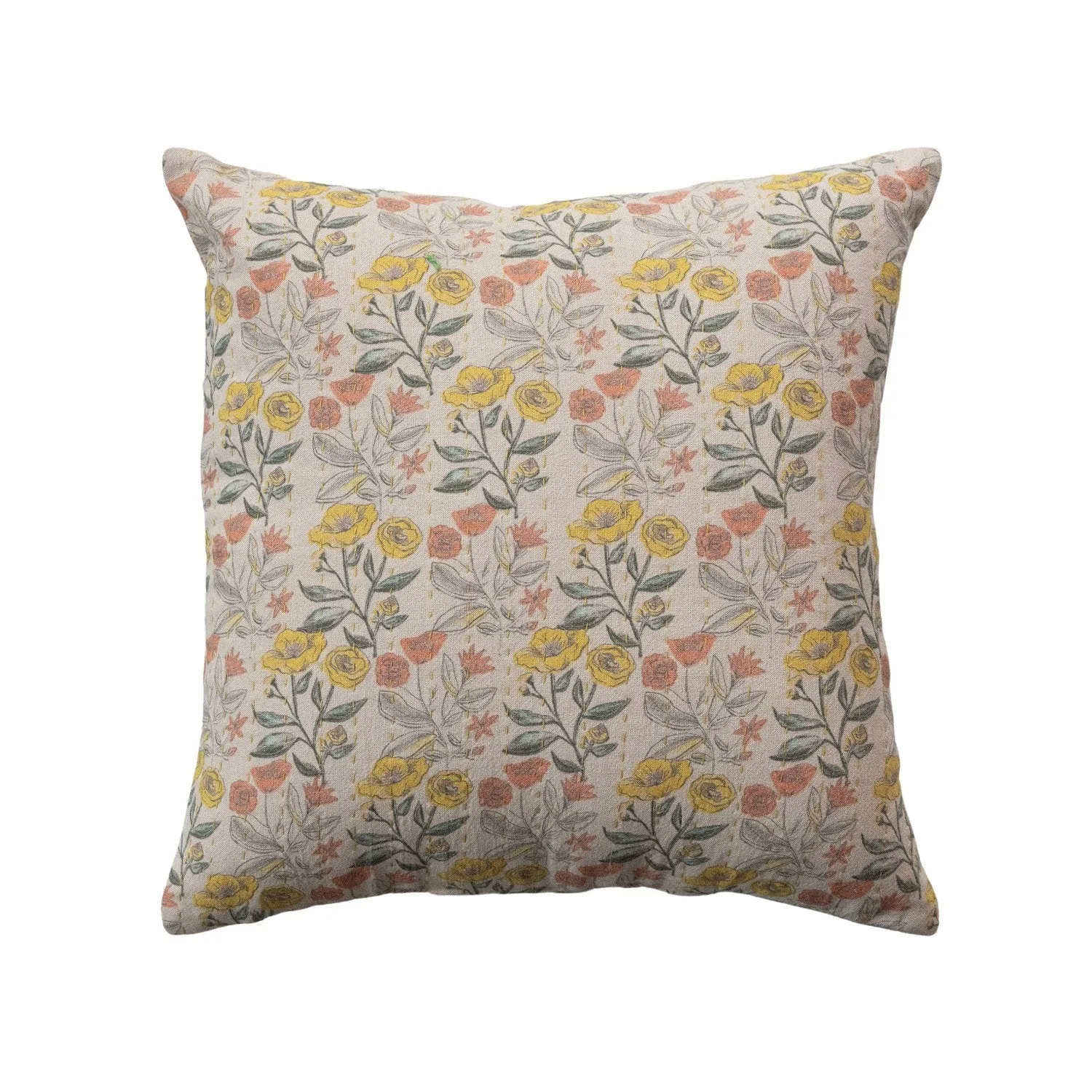 Meadow Charm Chambray Pillow