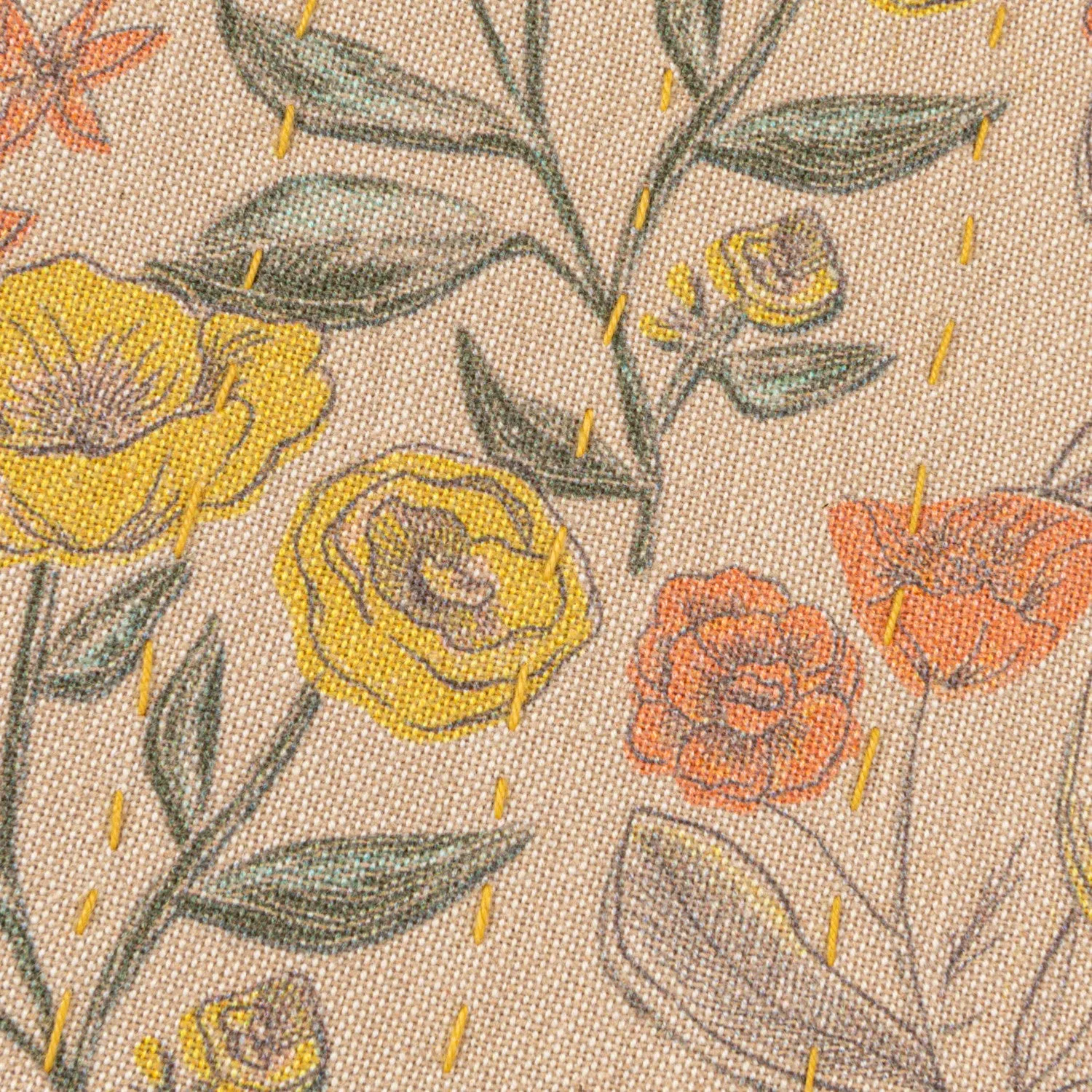 Meadow Charm Chambray Pillow