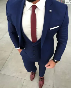 Men's 3 Piece Fashion Suit Up To 6XL