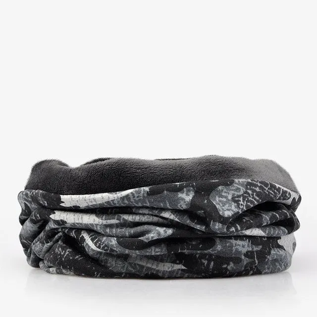 Men's Fashion 2 in 1 Scarf/Beanie Hat